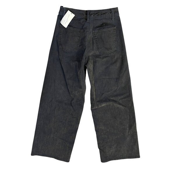 New Universal Thread High Rise Sailor Wide Leg Pant Olive Green Size 4R - Picture 2 of 7